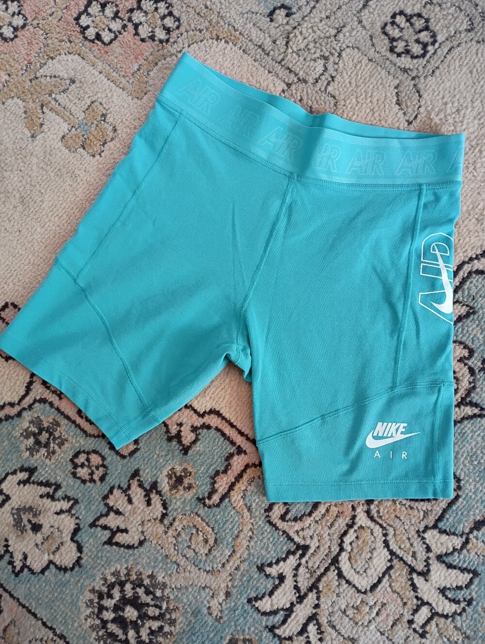 Nike Teal Athletic Biker Shorts